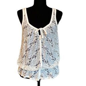 Fang Lace Top